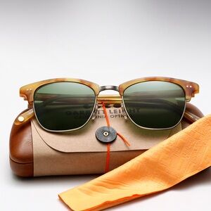Garrett Leight California Optical GLCO Frames “Lincoln” Tortoise Sunglasses